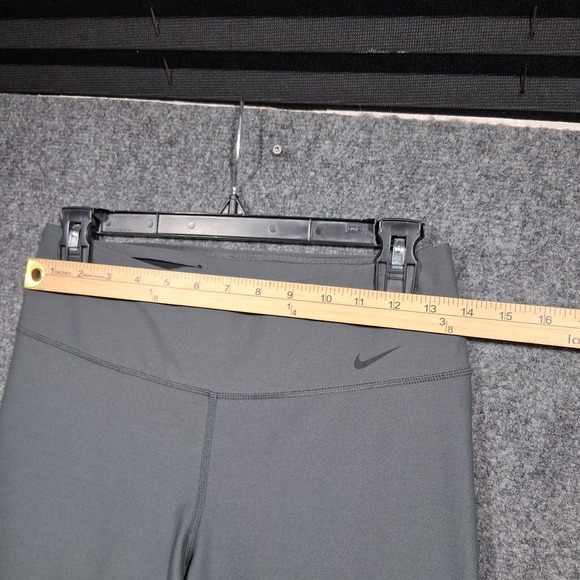 NIKE Dri-Fit Ten Less Plastic Bottles Yoga‎ Pants Size Medium Dark Gray - Picture 8 of 10